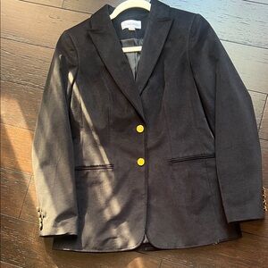 Calvin Klein Black Blazer with gold Buttons